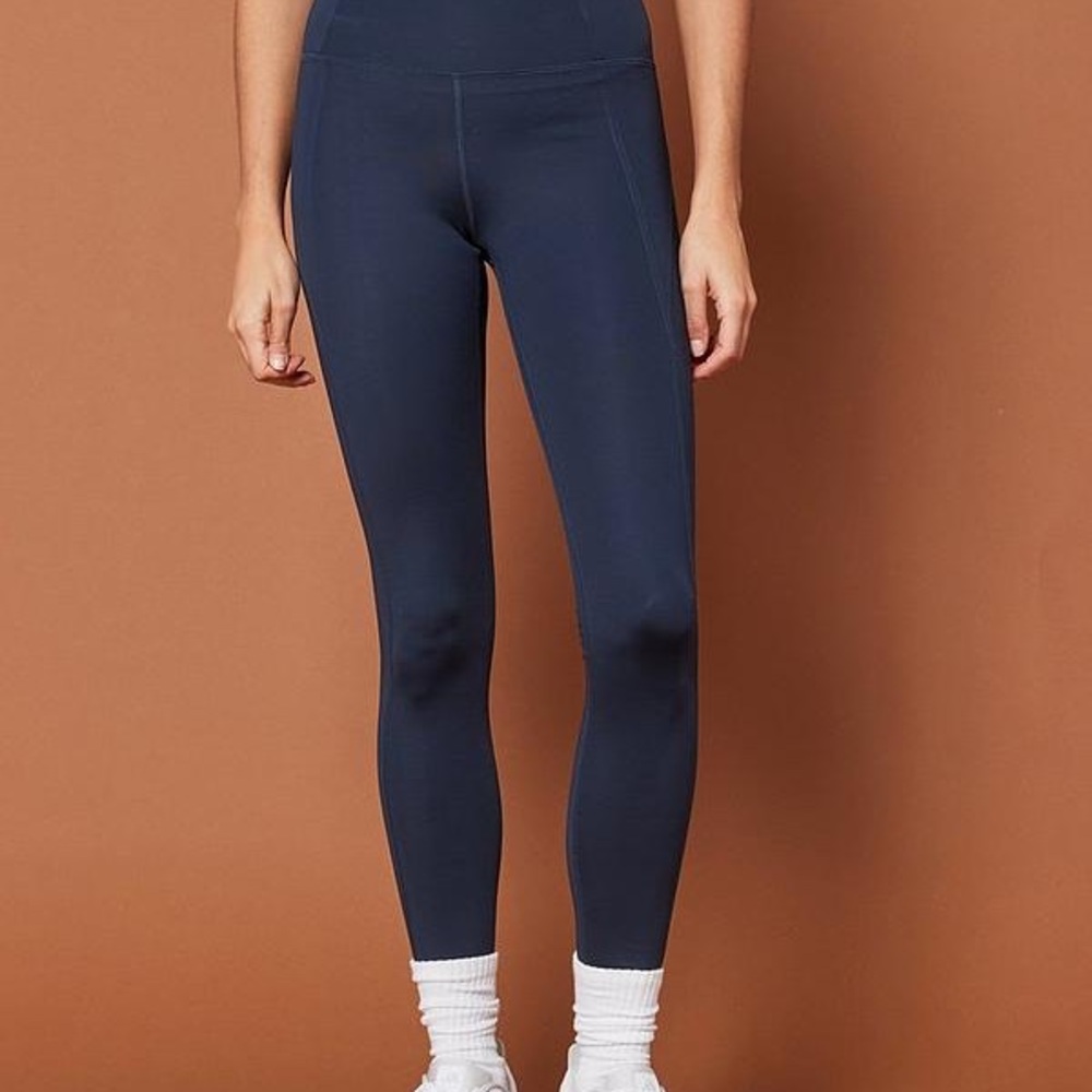 Girlfriend Collective Navy Leggings